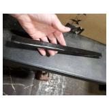 Jusmioke Black 15 Pack Marble Pencil Tile, 0.5X12 Polished Marble Tile Edge Trim for Kitchen Backsplash, Bathroom and Shower Walls (15)