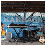 Drumstick Container Bag, Drum Stick Holder Drumstick Nylon Bag for Drum Set Clamp on Stick Holder Bag Container(black)