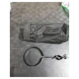 Drumstick Container Bag, Drum Stick Holder Drumstick Nylon Bag for Drum Set Clamp on Stick Holder Bag Container(black)