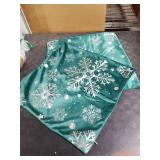 18 X 18 Pillow Covers Christmas Decorative Pillows For Couch Decorative Winter Couch Pillow Cases Set of 2 Soft Green Cushion Covers Square Pillows Covers for Couch Bedroom Living Room Decor