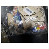 CJiangpo 24 Sets Christmas Picture Frame Ornament, Gingerbread Man Wood Christmas Crafts for Kids, DIY Xmas Craft Color Your Own Photo Frame Tabletop Decor for Classroom Activities Holiday Party Gifts