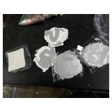 Colarr 216 Pcs Glitter Bulletin Board Letters for Classroom Number Alphabet 4 Inch Poster Board Letter with Adhesive Dot Punctuation Symbol Cutout Bulletin Display School(Silver)