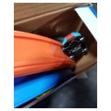 LILYBUDS Toy Car Race Track Set for Boys Kids Age 3-5 4-7, Race Tracks with 4 Crash Zones and 1:64 Scale High-Speed Slot Cars, Christmas Halloween Birthday Gifts Toys for Toddlers Boys 4-8 8-12 Years