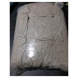 GYALAPERI Chair Cushions for Dining Chairs Set of 4, Tufted Textured and Non-Slip Kitchen Chair Cushions Pads with Ties, Seat Cushions for Kitchen Patio Office Chairs, Khaki