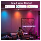 Smart Recessed Lighting 4 Inch RGBCW Color Changing 12W LED Recessed Ceiling Light with Junction Box,2700 K-6000K,1080LM Canless Downlight Compatible with Alexa,Dimmable by Bluetooth Control (4 Pack)