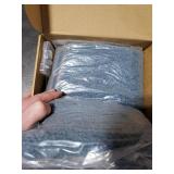 Frienda 2 Pieces Recliner Headrest Covers Sofa Headrest Protector Sherpa for Recliner Chair Couch Furniture Non Slip for Living Room(Dusty Blue)