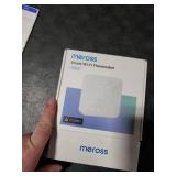 meross Smart Thermostat for Home, WiFi Thermostat Works with Matter, Alexa, Apple Home, Google Assistant, App & Voice Control, 7x24h Scheduling, Energy Saving, C-Wire Required