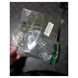 Kitchen Curtains 36 Inch Length 2 Panels Set,Black Out Short Curtain Tiers for Small Windows,26x36 inches Long,Olive Green