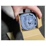 MIULEE Faux Fur Decorative Throw Pillow Covers 18x18 Inch Set of 2, Coastal Modern Art Spring Home Decor Soft Plush Couch Pillows Cozy Fluffy Cushion Covers for Sofa Bed Grey Blue