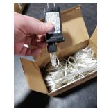 Net Mesh String Lights Waterproof, 200 Light Bubbles, 8 Lighting Modes, for Indoor Outdoor, Curtain, Christmas Tree, Bush, Party, Wedding, Fairy, Wall Decoration (9.8 ft x 6.6 ft, Blue)