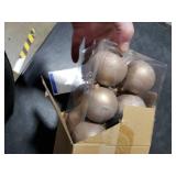 Yunlly 12 Pcs Textured Christmas Ball Ornaments 2.36