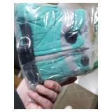 Lelepet Dog Coat Warm Dog Winter Coat Waterproof Dogs Jacket with Harness Built in Reflective Pet Fleece Vest Zip-Up Cold Weather Coats for Small Dogs Turtleneck Windproof Coats Yorkie Mint Green S