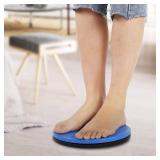 THBII Twisting Waist Disc, Body Shaping Twisting Boards Waist Aerobic Exercise Fitness Slim Machine Rotating Board Female Twister Exercise Sports Equipment (Big Round Beads(Black))