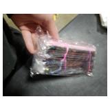 Childom 20 Pack Slap Bracelets 2-Color Reversible Charm Bracelets stage sequins horsetail buckle color ball head hair accessories hair accessories Magic Wristband