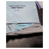 Ultra-Chill Cooling Pillowcase Set of 2 for Hot Sleepers, Softer Than Silk Pillow Cases for Protecting Hair & Skin, Breathable Bed Pillow Covers w/ Zipper, Gifts for Women & Men (Light Gray, Standard)