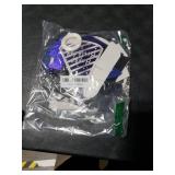 Kuxriox 12Pcs Birthday Decorations for Boys Men, Blue Sliver Happy Birthday Banner, Happy Birthday Bruh Balloons Centerpieces Swirls Party Supplies, Bday Banner Ceiling Table Topper Sign