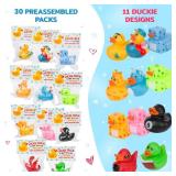Funeta 23 Exchange-Ready Rubber Ducks and Valentine