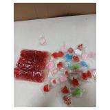 Fillable Valentines Hearts with Mochi Squishy Toys and Cards 28pk