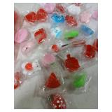 Fillable Valentines Hearts with Mochi Squishy Toys and Cards 28pk