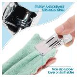 Clothes Pins Heavy Duty 30 Pack - 2.17 Inch Metal Chip Clips, Clothespins for Photo Drying Clothesline Laundry Sock, Bag Clips for Food Kitchen Stainless Steel with Rubber, White - Retail: $10