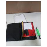 Portable Puzzle Mat Roll Up - with 9 Glue Sheets, Sorting Trays, Hand Pump, Inflatable Tube, and Storage Bag - Perfect for Kids and Adults (Black, 1500pcs) - Retail: $16