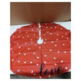 Red Love Tree Skirt