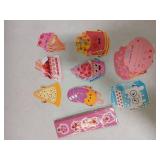 Snack Theme Valentines Cards and Stickers 24pk