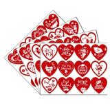 96pcs Valentine