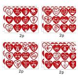 96pcs Valentine