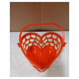 Heart Shaped Plastic Gift Baskets 6pk