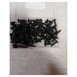 Mellewell #10 x 1 Pan Head Self Tapping Screw, Pan Head Sheet Metal Screws Wood Screws, Black Finish Stainless Steel 304 (18-8), 100 Pack - Retail: $10