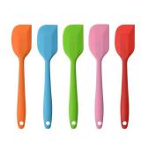 Silicone Spatulas, 8.5 inch Small Rubber Spatula Seamless One Piece Design Heat Resistant Non-Stick Flexible Scrapers Baking Mixing Tool (5 Pieces) - Retail: $15