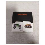 CHARLENT Glow in The Dark Monster Truck Temporary Tattoos for Kids Party Supplies - 74 Individually Sheets Luminous Monster Truck Tattoos for Boys Birthday Party Favors Goodie Bag Fillers - Retail: $6