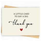 25 Pack 350GSM | Thank You Cards | Thank You Cards & Notes with Envelopes | Pefect for Baby Shower, Wedding, Teacher, Graduation, Business, Holiday, and Christmas | Teacher Appreciation Gifts - Retail