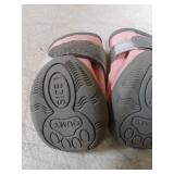 QUMY Dog Shoes for Small Dogs, Puppy Dog Boots & Paw Protectors for Winter Snowy Day, Summer Hot Pavement, Waterproof in Rainy Weather, Ourdoor Walking, Indoor Hardfloors Skid-Resistant Sole Pink 1 - 