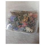 10 Pcs Mini Dried Flowers Bouquets Forget Me Not Natural Dried Flower Bundles with Stem Small Fake Wildflowers Bouquet Bulk Artificial Flower Floral Arrangement for Vase Wedding Teacher