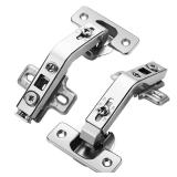 Chibery 2 Pack 1 Pairs 135° Lazy Susan Hinge, Full Overlay Concealed for Corner Kitchen Cabinet Replacement Hardware, Cupboard Folded, Folden Door - Retail: $14