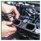 Motoforti Power Steering Pump O-Ring Inlet Outlet Seals Connector Gasket Fit for Honda Accord - Pack of 4 Black Red Long-lasting - Retail: $6