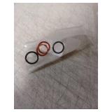 Motoforti Power Steering Pump O-Ring Inlet Outlet Seals Connector Gasket Fit for Honda Accord - Pack of 4 Black Red Long-lasting - Retail: $6