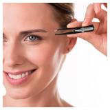 SOLUSTRE Eyelash Extension Tweezers 2pcs Tweezers with Light LED Tweezers Pliers Tool Stainless Steel Eyebrow Facial Hair Removal Cosmetic Makeup Tools 9. 8x2cm Mens Grooming Trimmer - Retail: $9