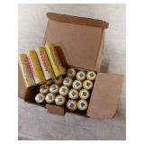 Tenergy Solla Rechargeable NiMH AA Battery, 1000mAh Solar Batteries for Solar Garden Lights, Anti-Leak, Outdoor Durability, 5+ Years Performance, 24 Pack, UL Certified - Retail: $21