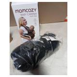 Momcozy Baby Carrier - Ergonomic, Cozy and Lightweight Carrier for 7-45lbs, Effortless to Put On, Ideal for Hands-Free Parenting, Enhanced Lumbar Support, Purehug for Infant to Toddler, Black - Retail