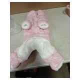 AOFITEE Dog Winter Coat, Waterproof Dog Jacket, Fullbody Dogs Winter Coat Snowsuit, Windproof Puppy Puffer Jacket Snow Suit with Legs, Pet Fleece Vest, Cold Weather Coats for Small Dogs, Pink XXL - Re