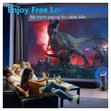 TV Antenna Indoor - 2026 Upgraded HD Digital Antenna for Smart, 360° Long Range Reception Supports 4K 1080P, TV Antenna for Local Channels in Crystal Clear, Easy Installation - Retail: $14