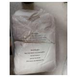 LBRO2M 100% Cotton Sheets Set Deep Pocket 19", 1000 Thread Count Queen Size 4 Piece Bed Sheet Sets Soft Comfortable Bedding All Season (Queen, White) - Retail: $60