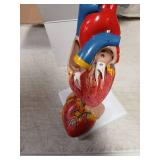 breesky Life Size Human Heart Model, Anatomically Accurate 2-PartMedical Model with 48 Anatomical Structures & Mounted Display Base & Number Manual for Classroom & Cardiology Study - Retail: $20