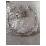 WZRUA Hand Towel Holder for Bathroom Kitchen Brushed Nickel Towel Ring Towel Hanger Stainless Steel and Zinc Alloy Wall Mount - Retail: $16