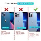 SunStory Compatible with iPhone 13 Pro Max Case with HD Screen Protector & Slide Camera Cover & Rotated Ring Kickstand, [Military-Grade] Phone Case for iPhone 13 Pro Max (Red) - Retail: $8