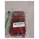 SunStory Compatible with iPhone 13 Pro Max Case with HD Screen Protector & Slide Camera Cover & Rotated Ring Kickstand, [Military-Grade] Phone Case for iPhone 13 Pro Max (Red) - Retail: $8