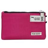 Vaultz Locking Accessories Pouch, 7x10 Inches, Berry (VZ03989) - Retail: $26